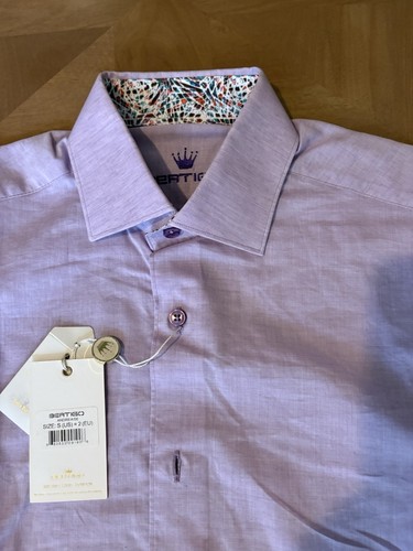 Bertigo cotton linen lilac - cotton,